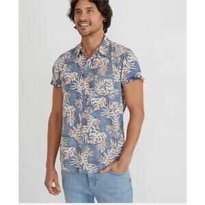Marine Layer Men's Large Shirt Koloa Button Down Short Sleeve Shirt